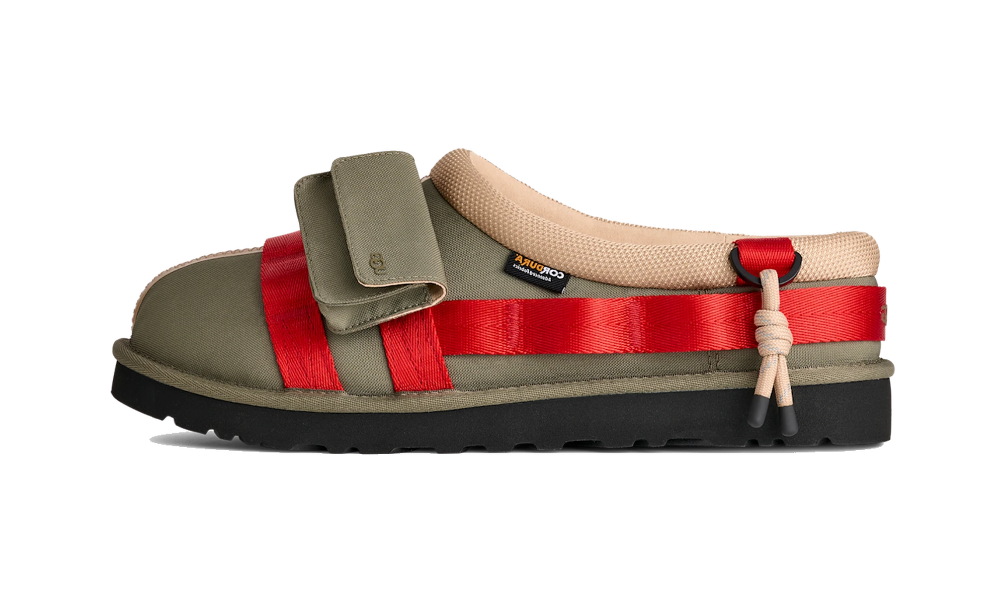 UGG Tasman Wildwood Slipper Burnt Olive Red Pepper