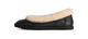 UGG Zora Leather Ballet Flat Black