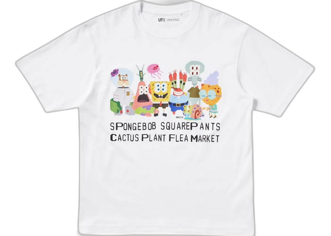 Uniqlo x CPFM Spongebob Squarepants UT Graphic II T-Shirt White, White (474451)