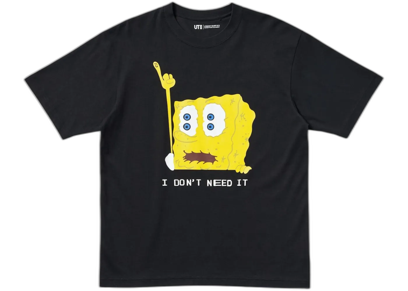 Uniqlo x CPFM Spongebob Squarepants UT Graphic T-Shirt Black, Black (477915)