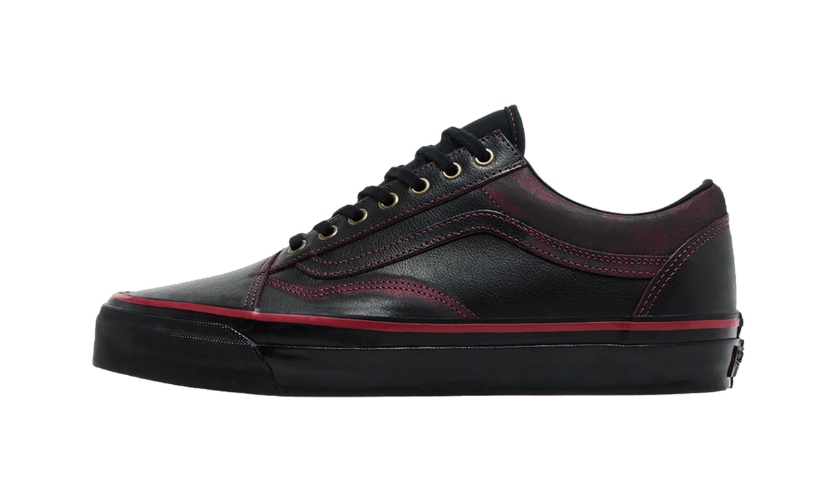 Vans Old Skool Premium Tania Cruz Dark Red Rub-Away