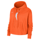 Team 13 Courtside Women's Nike WNBA Cropped Pullover Hoodie Brilliant Orange/Brilliant Orange/White