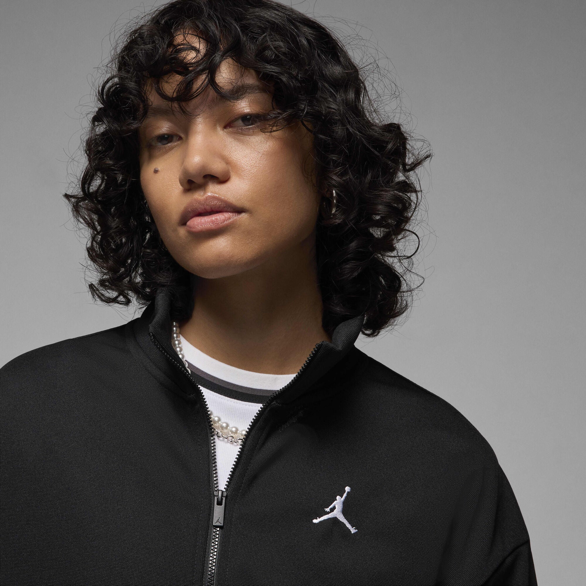 Air Jordan Knit Jacket Black/White/White - Sneak