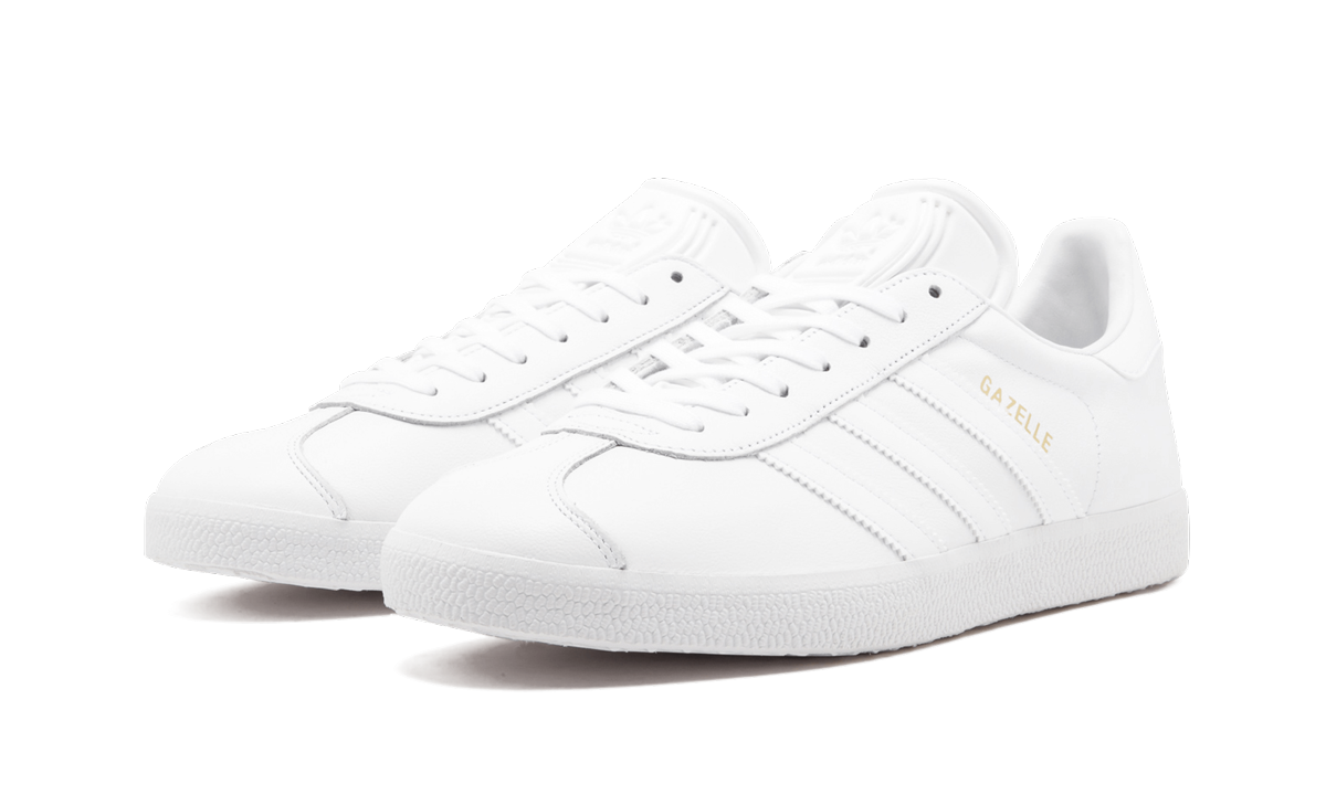 Adidas Gazelle White/White-Gold Metallic