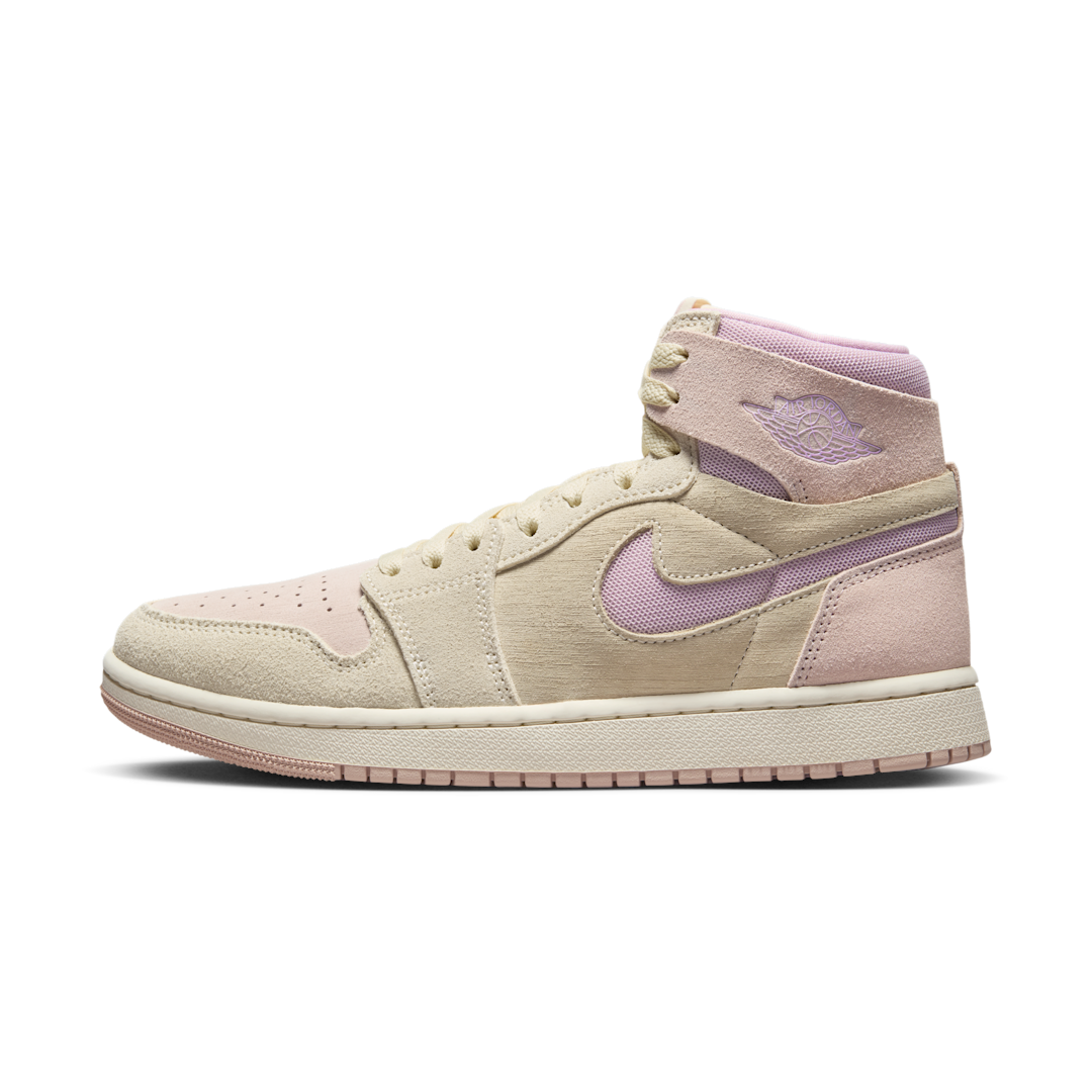 Air Jordan 1 High Zoom Air CMFT 2 Muslin Plum Chalk