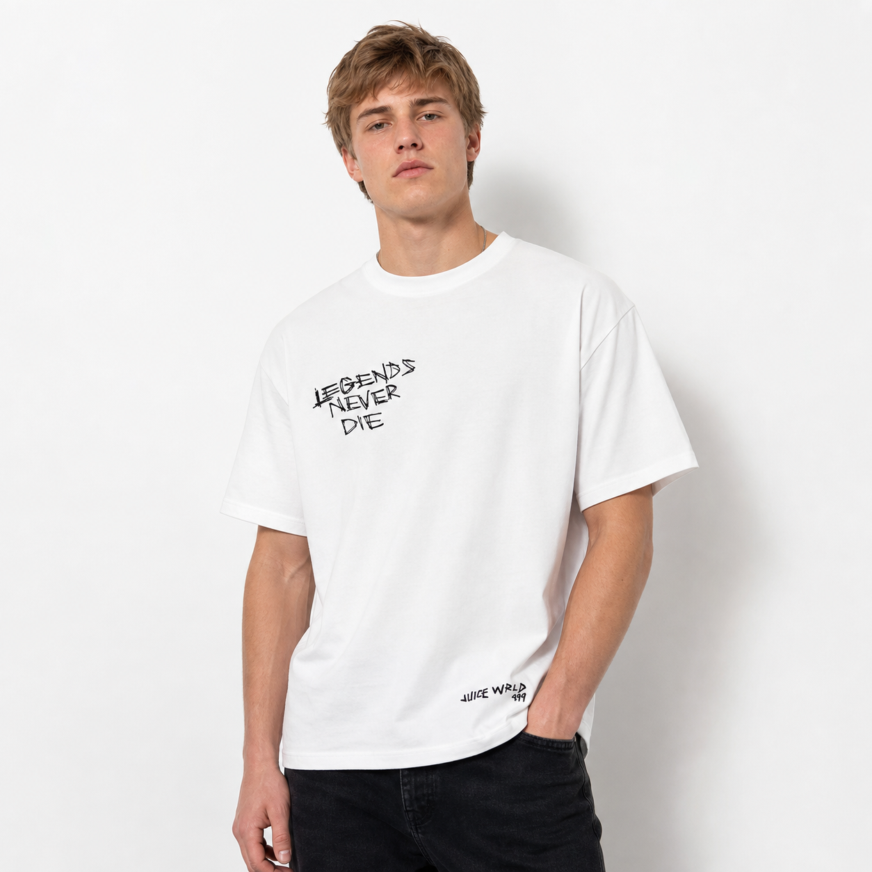 Juice Wrld x Vlone Legends Never Die T-Shirt White