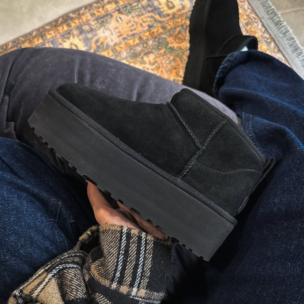 UGG Classic Ultra Mini Platform Boot Black, Black (1135092-BLK)