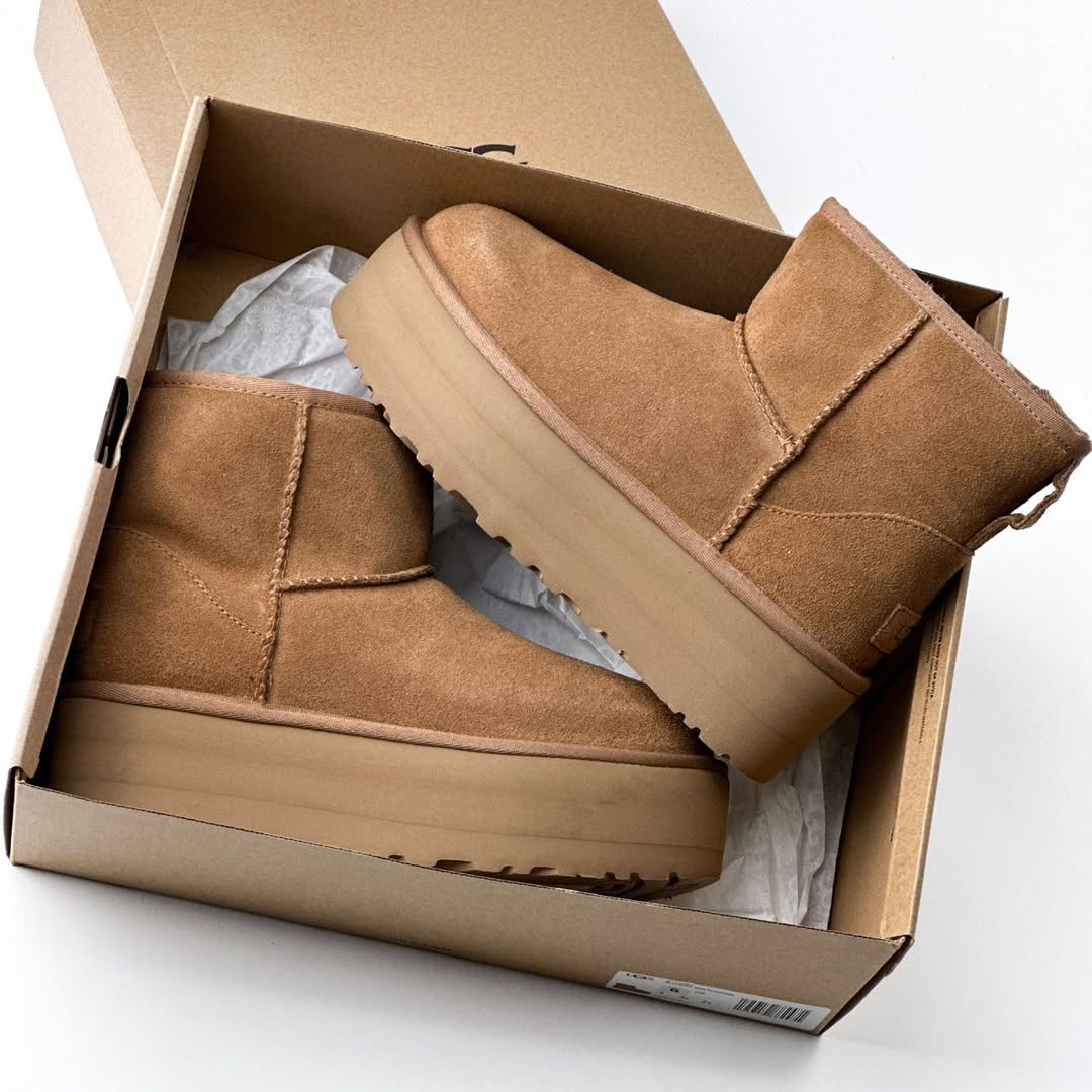 UGG Classic Mini Platform Boot Chestnut, Chestnut (1134991-CHE)