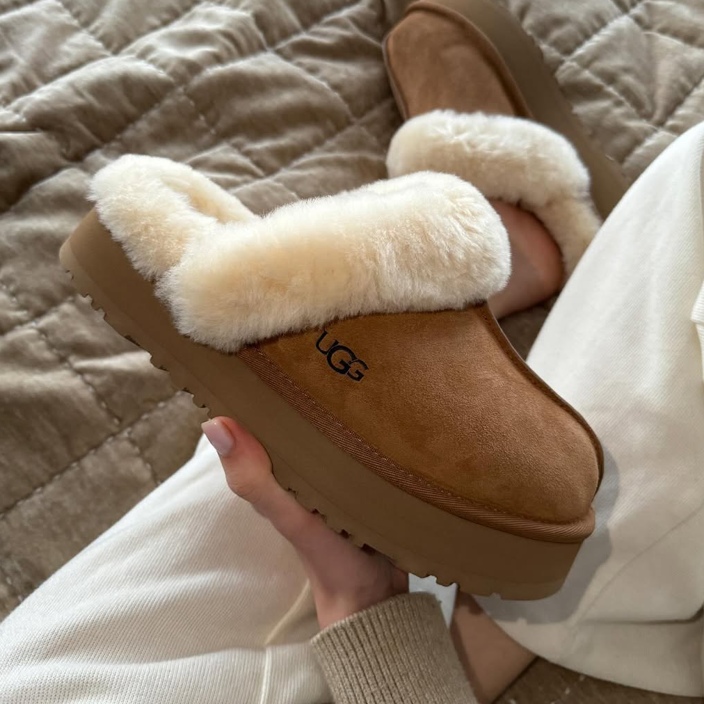 UGG Disquette Slipper Chestnut, Chestnut (1122550-CHE)