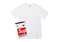 Supreme Hanes Tagless T-shirts (3 Pack) White