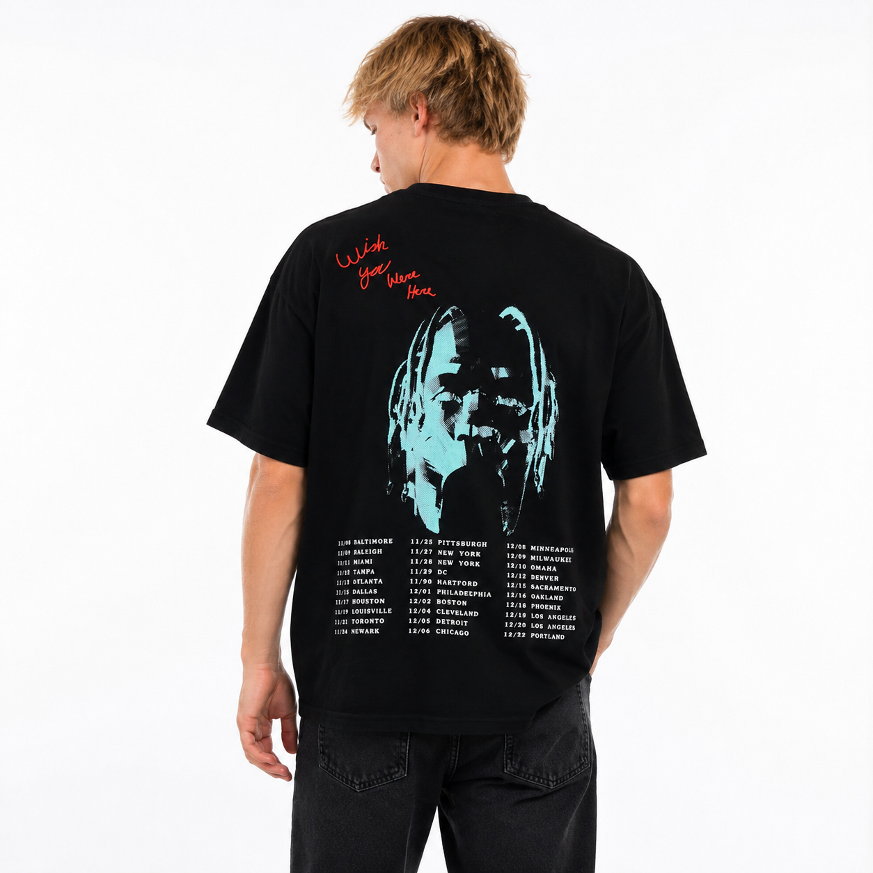 Travis Scott Astroworld Tour T-Shirt Black