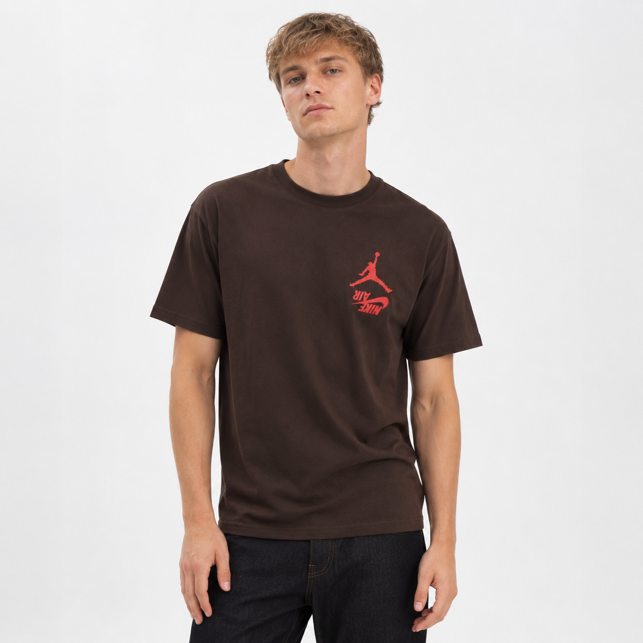 Travis Scott Air Jordan Cactus Jack Highest T Shirt Brown